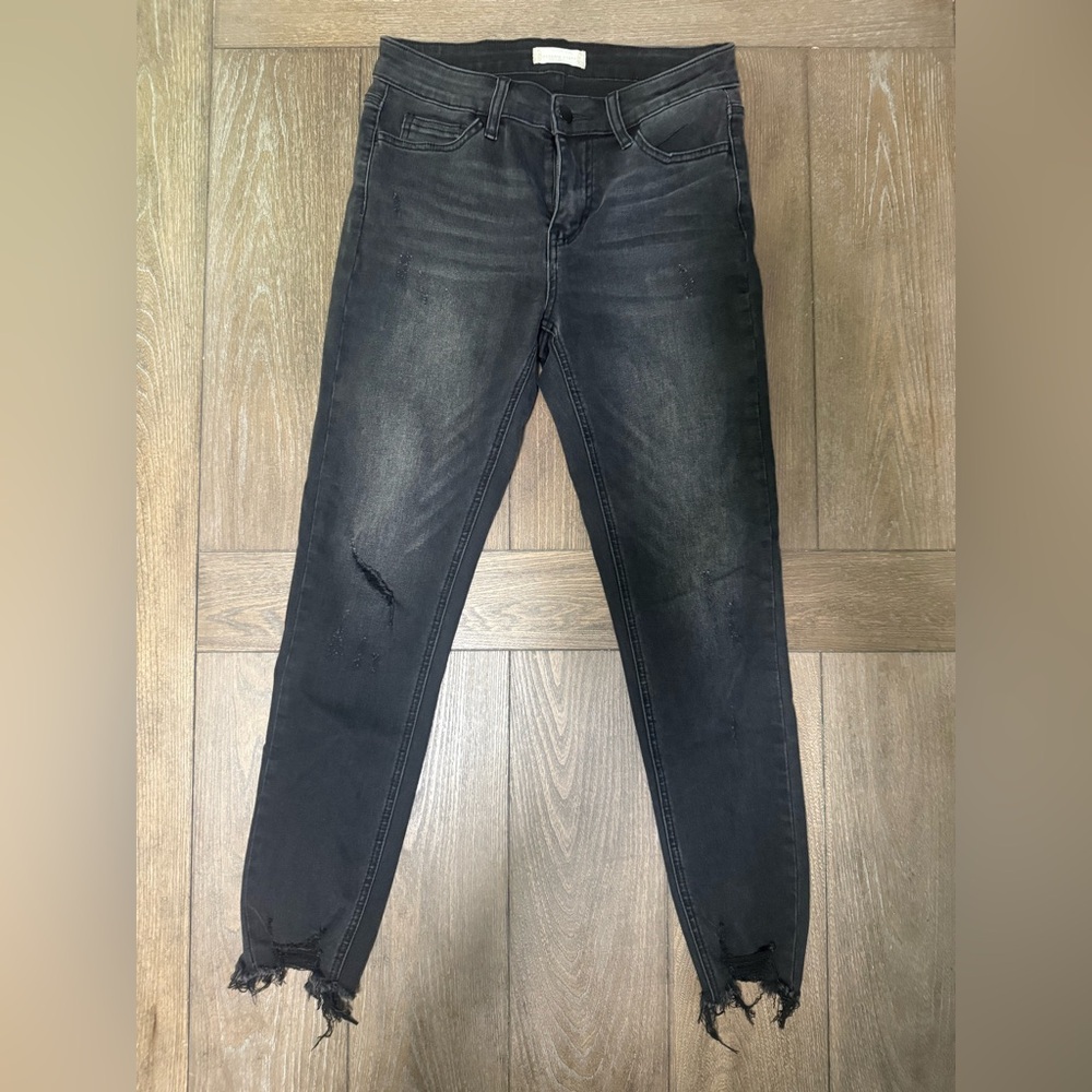 Altar'd State Women's Black Distressed Jeans